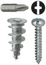 LH Dottie WDK6 - #6 Anchor Kit Wall Driller ( Zinc ) Includes Phi