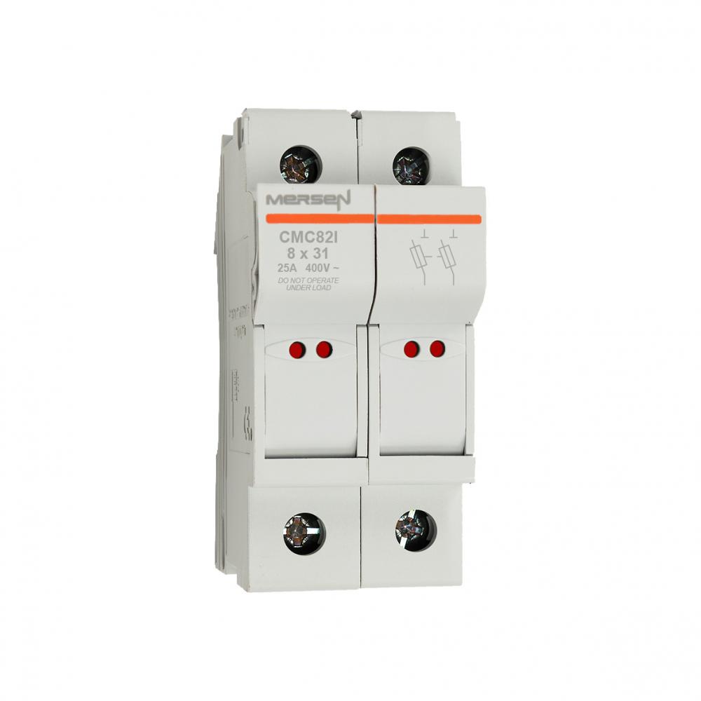 Fuse Holder 8x32 IEC 400VAC 2-Pole Visual Indica