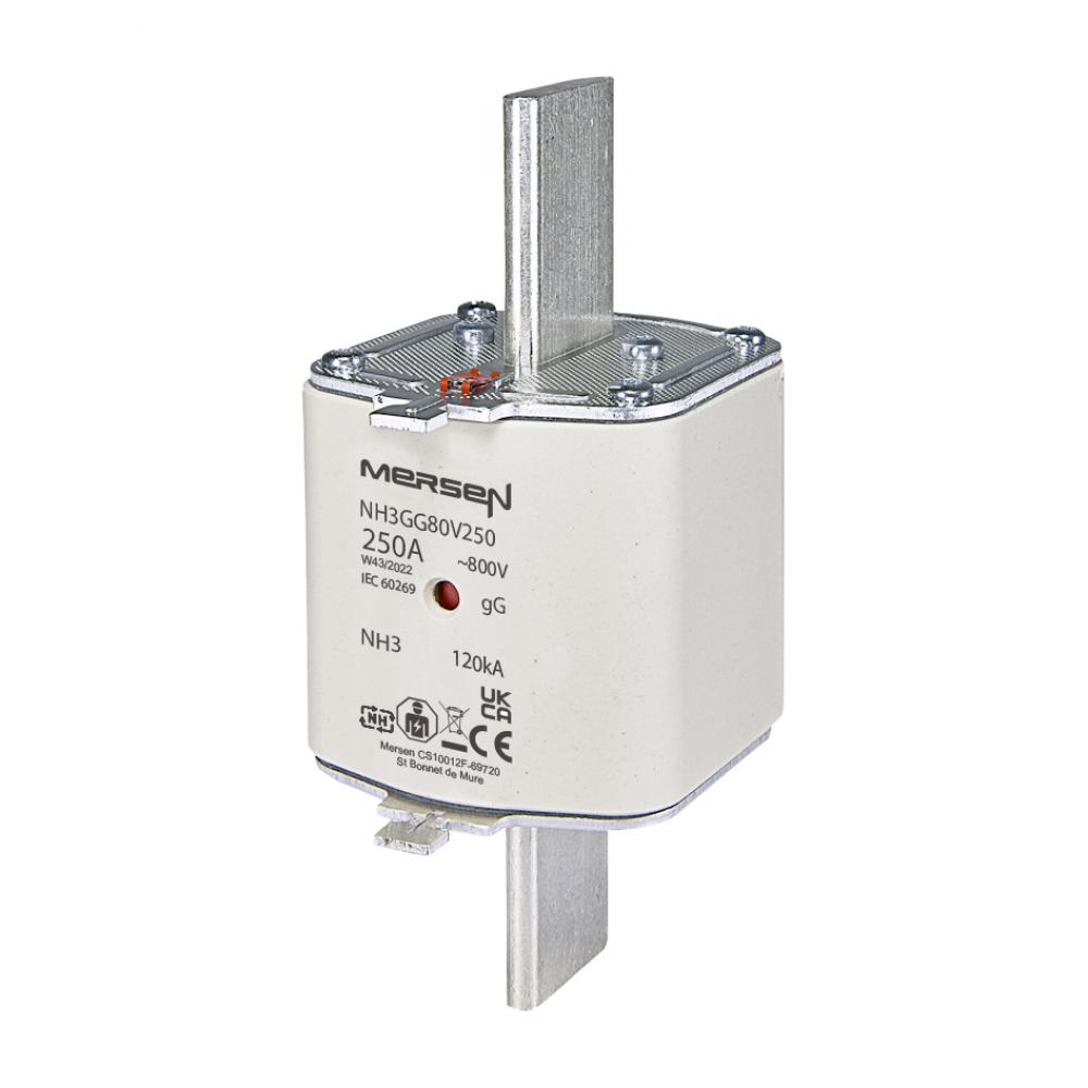 PV Fuse gG NH3 250A With Double indicator Plain