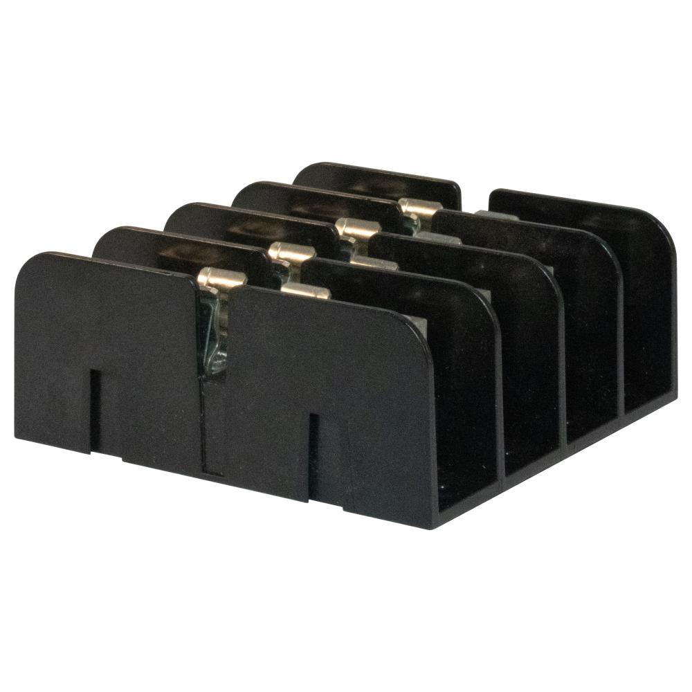 Fuse Block 300VAC 300VDC Class T 30A 4-Pole Scre