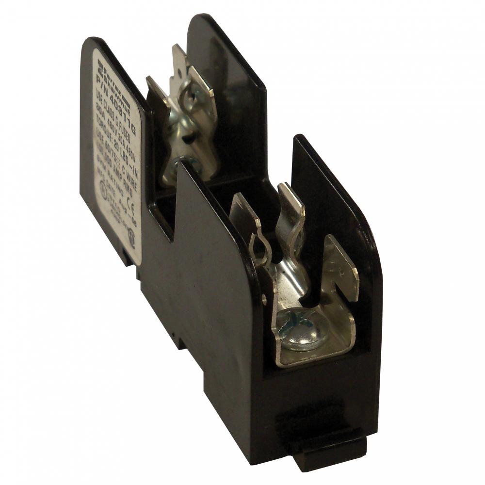 Fuse Block 480VAC 480VDC Class G 30A 1-Pole Scre