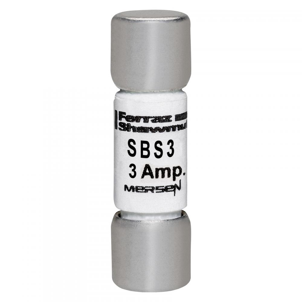 Fuse SBS - Midget - Fast-Acting 600VAC 3A Ferrul