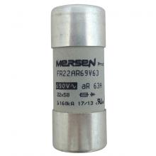 Mersen C1027320 - High-Speed Cylindrical Fuse 22x58 aR 690VAC 63A