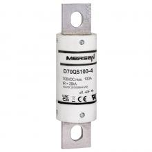 Mersen D70QS100-4 - DC Fuse 700VDC UL 100A Max. Bolted