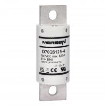 Mersen D70QS125-4 - DC Fuse 700VDC UL 125A Max.Bolted