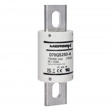 Mersen D70QS250-4 - DC Fuse 700VDC UL 250A Max. Bolted