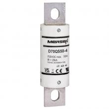 Mersen D70QS50-4 - DC Fuse 700VDC UL 50A Max. Bolted