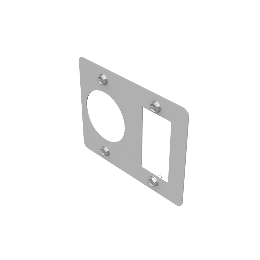 RECEPTACLE COVER PLATE 58482