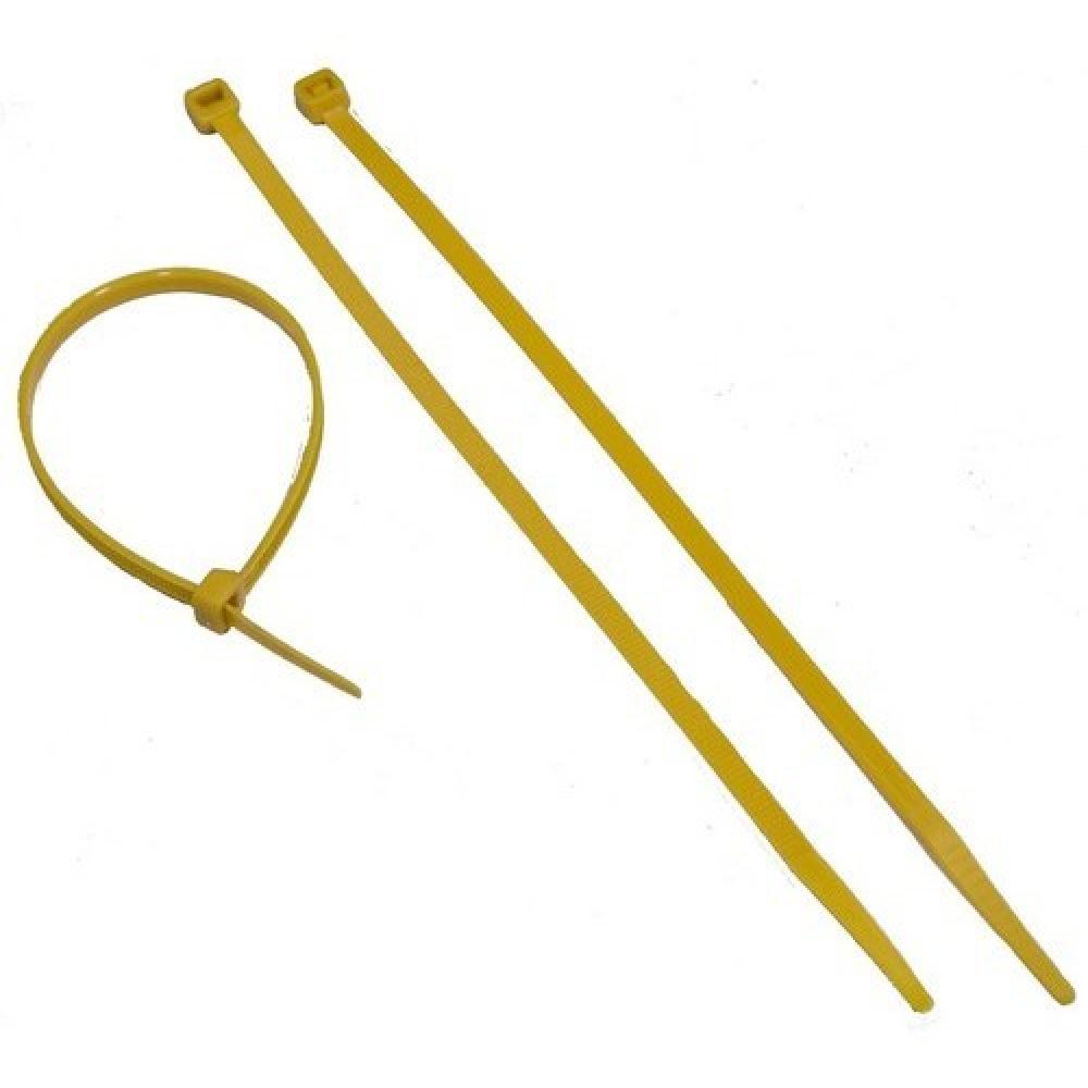 Yellow Nylon Cable Ties 50LB 8&#34;