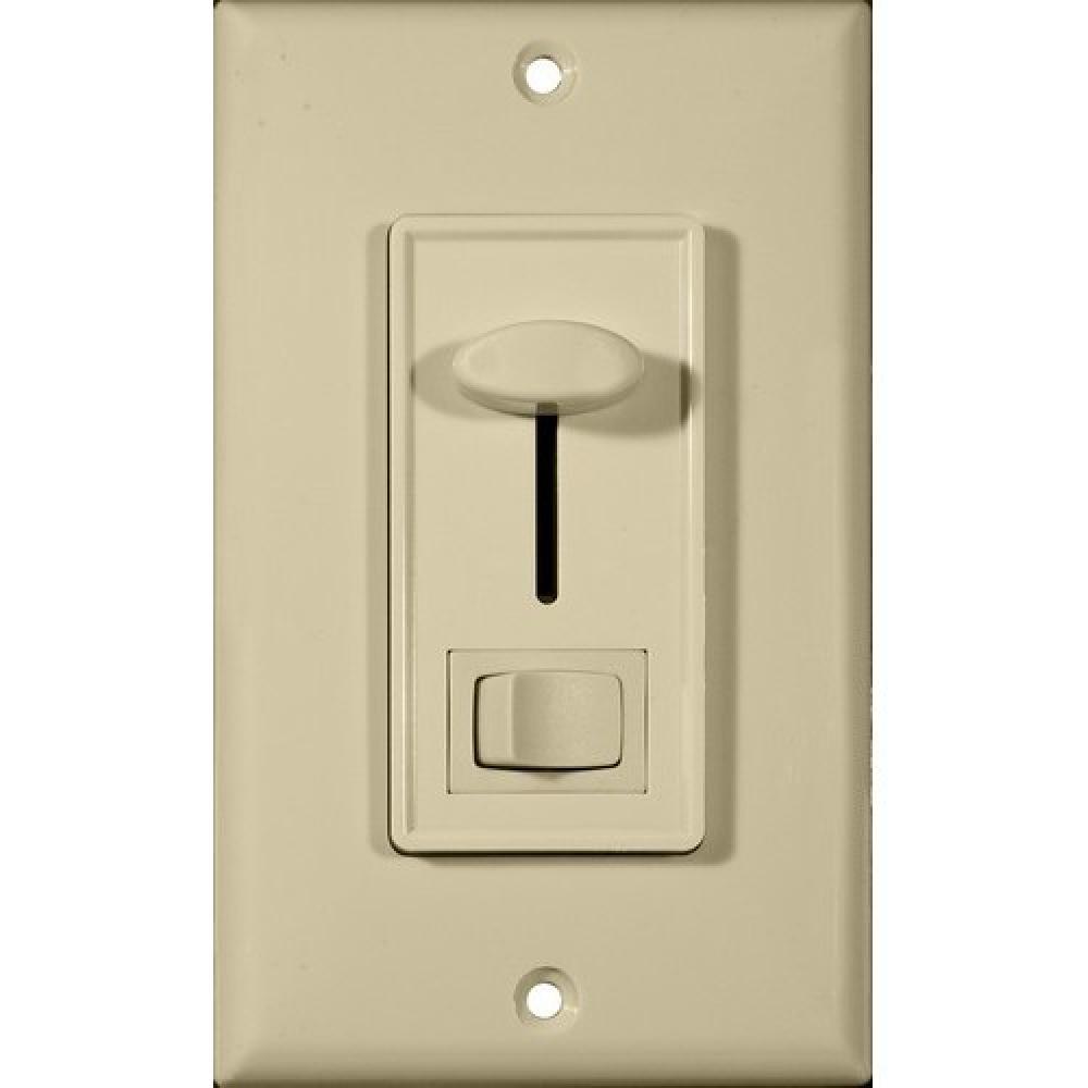Slide Dimmer With Switch Ivory 3-Way