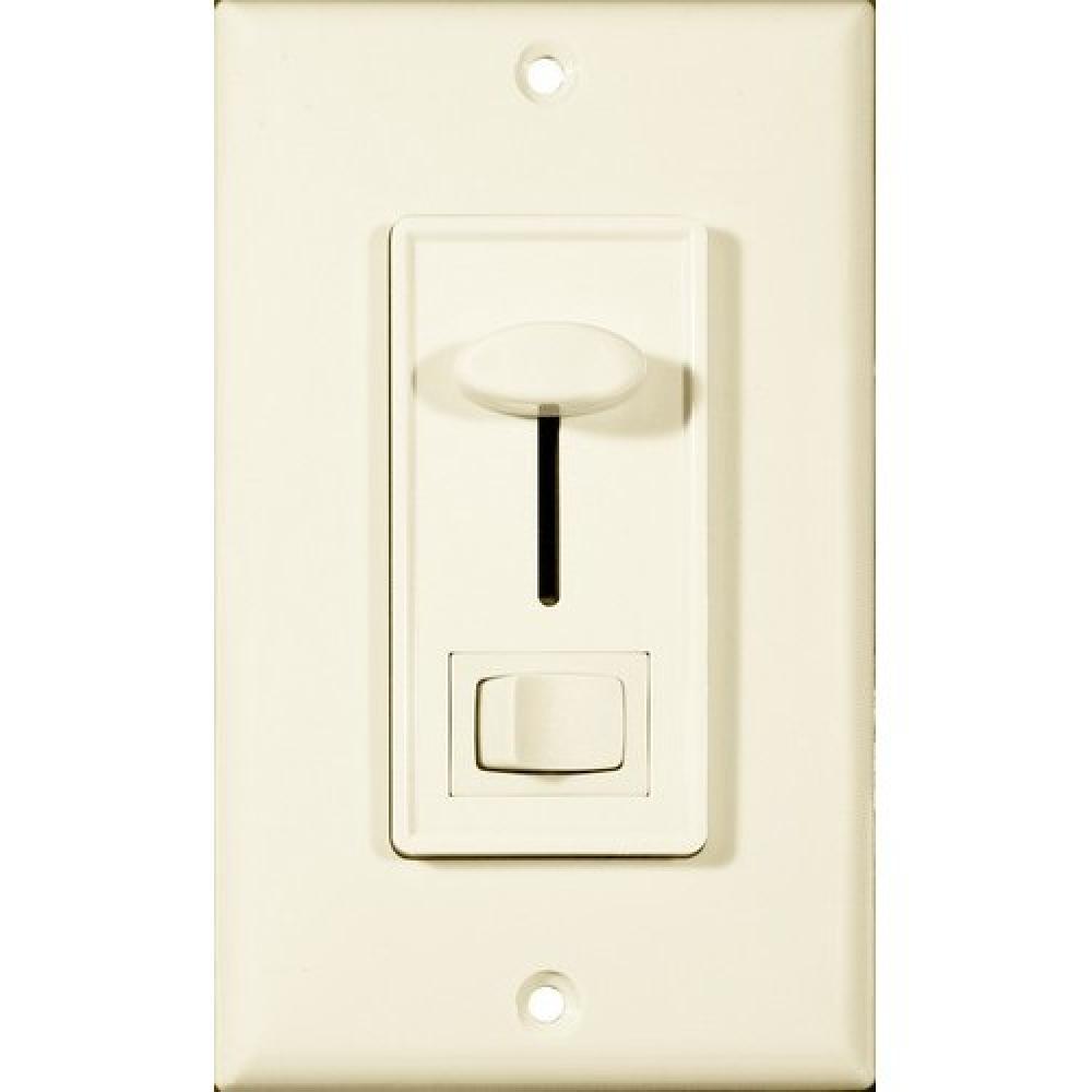 Slide Dimmer With Switch Almond 3-Way