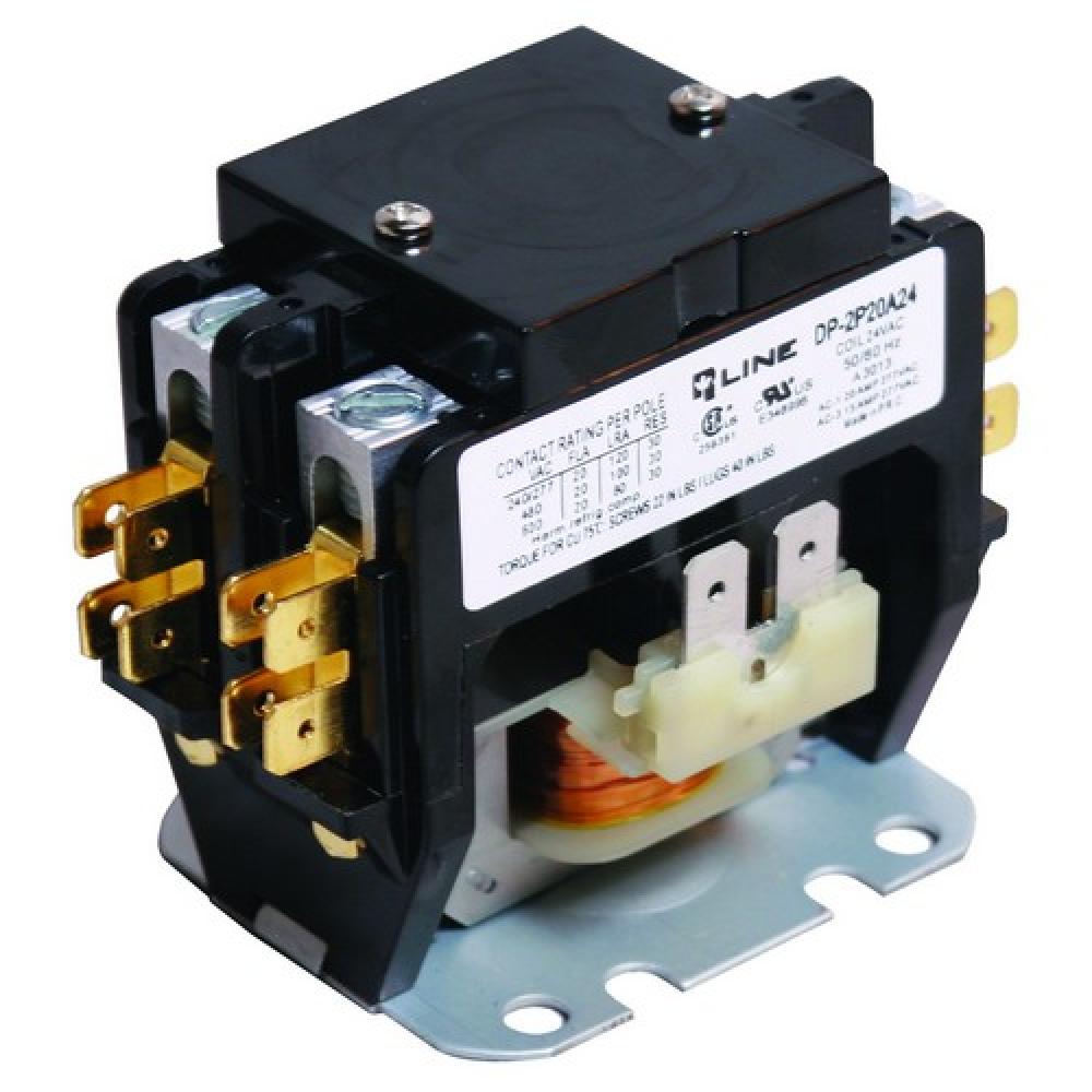 2Pol Dfnt Purpos Contctors 20A 24V Col