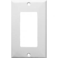 Morris 81111 - Lexan Wall Plats 1 Gang Deco/GFCI Wht