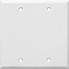 Morris 81521 - Lexan Wall Plates 2 Gang Blank White