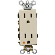 Morris 81910 - Isoltd G Dco Duplx Rcptcl Ivory 15A-125V