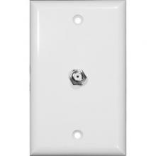 Morris 85011 - Sgl F Conn Wallplate White