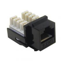 Morris 88425 - Cat6 (RJ45) Unshielded Keyst1 Jacks Blk