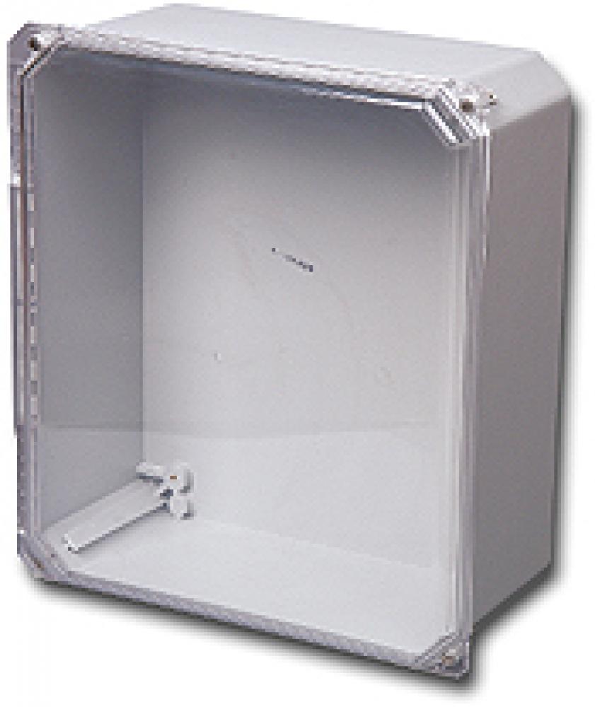 ENCL JIC 16X14X8 FG W DS POLYCARBONATE