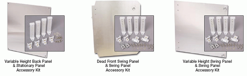8X8 AJUSTABLE BACK AND PANEL ACCESSORY KIT