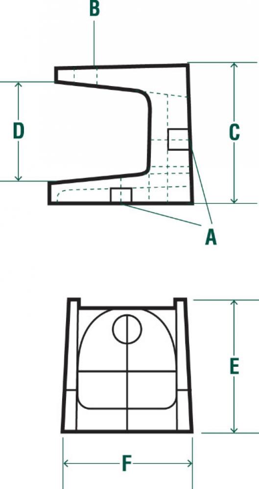 2-1/8 HANGER ROD BEAM CLAMP