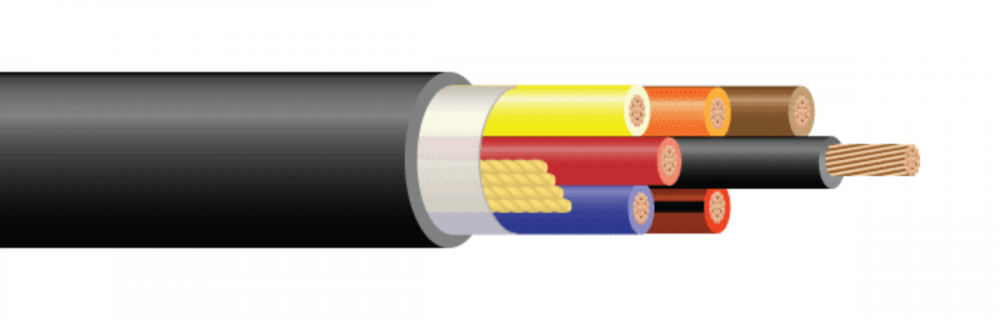 Machine Tray Control Cable Cu 600/1000V PVC THHN