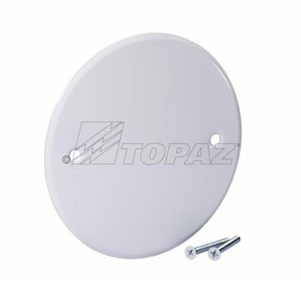 5&#34; WHITE COVER PLATE W/8/32 SCREWS