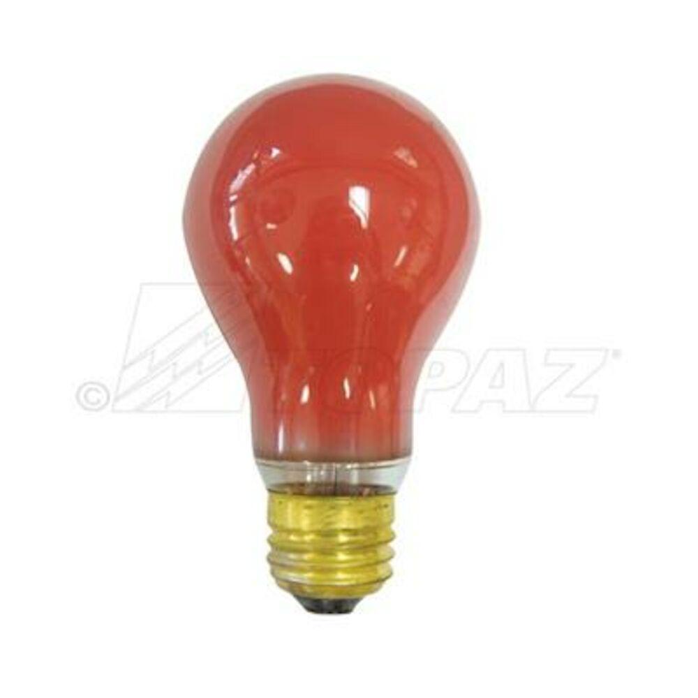 4/120PK 130V CERAMIC RED A19