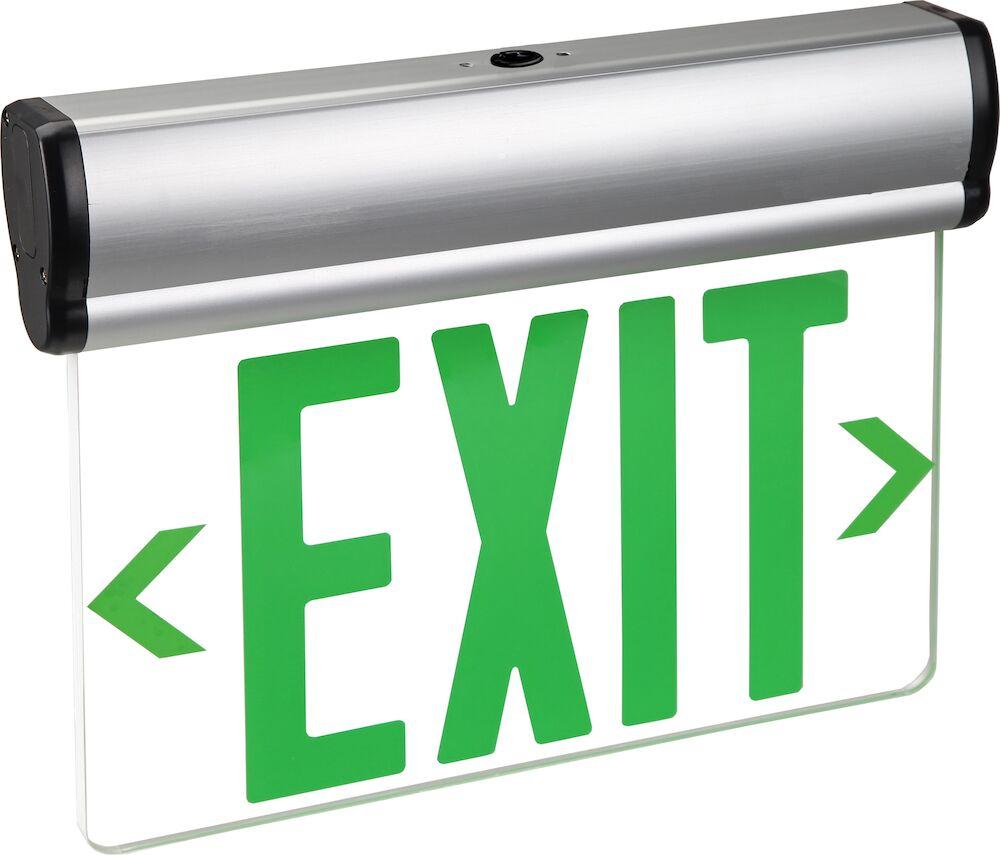 6PK LED RED EDGELIT EXIT SIGN-CLEAR