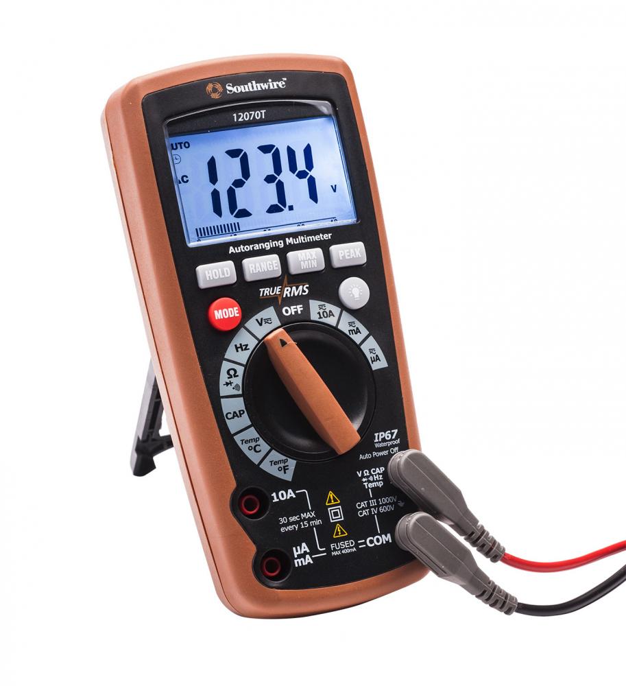 MULTIMETER, DMM AUTO TRMS IP67 12070T