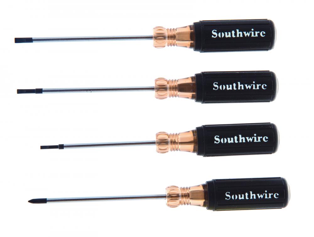 SCREWDRIVERS, 4 PACK MINI