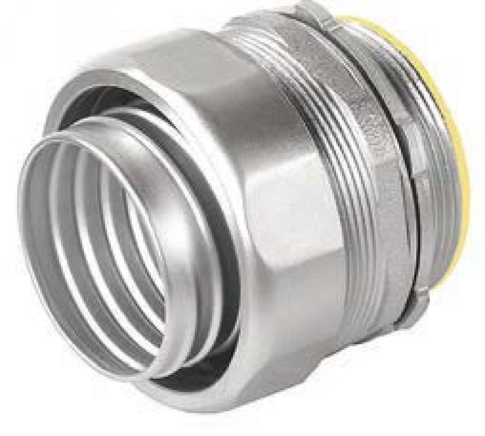 SS Stright Liquid-Tight Cntr 1-1/4&#34; 5pk