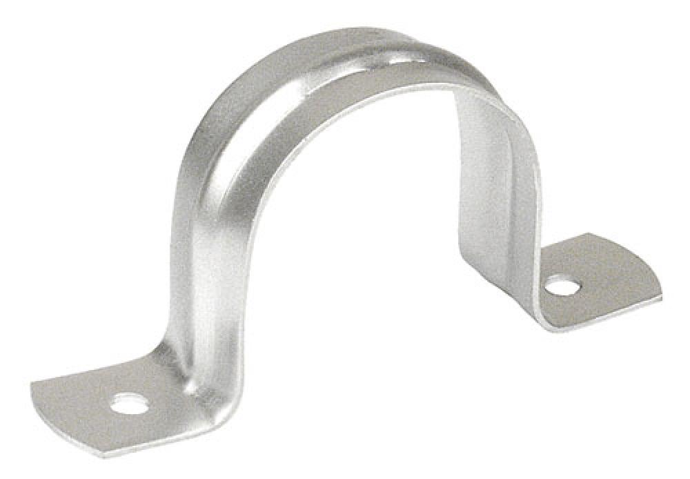 SS EMT Two Hole Conduit Strap 3/8&#34; 50pk