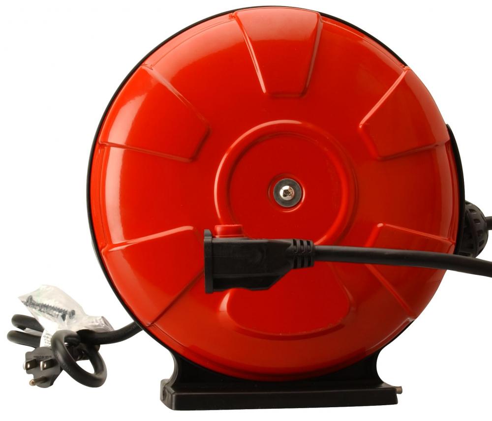 14/3 SJTW 30-Foot Retractable Cord Reel