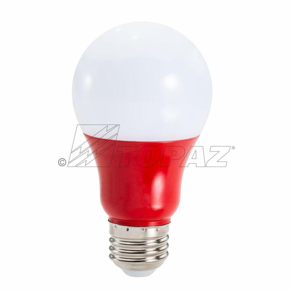 6/24PK RED-COLORED LED A19 2.5W
