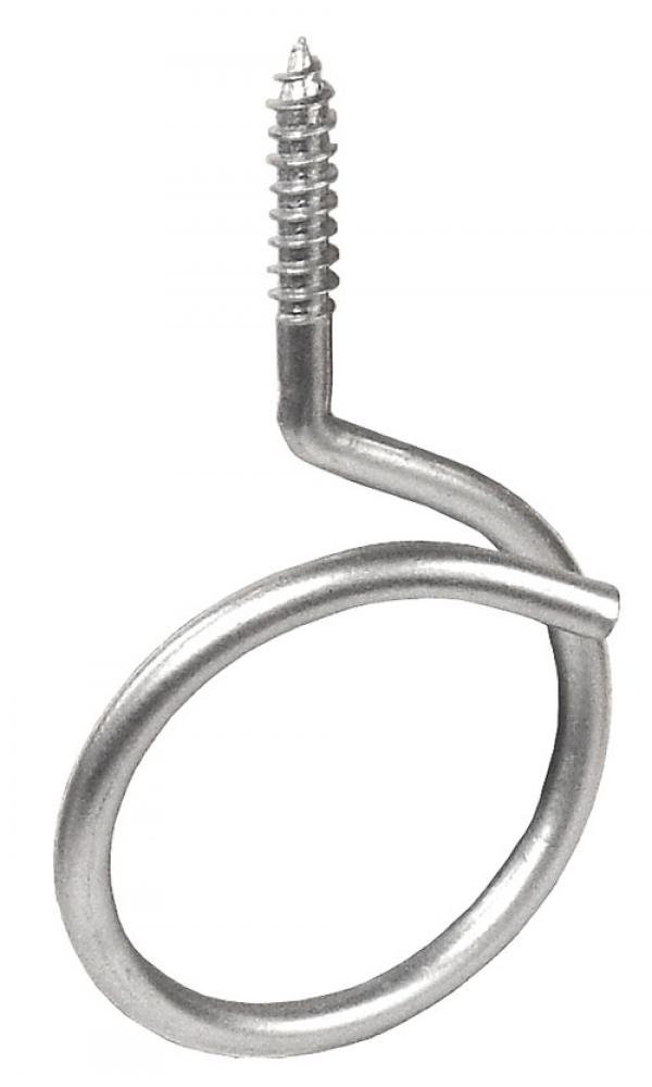 Bridle Ring 1in Loop Wood Screw Thread