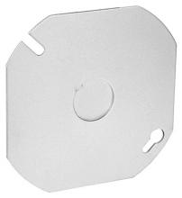 Southwire 54C6 - Octagon Cover Flat w/ 1/2" Knkot 4" 50pk