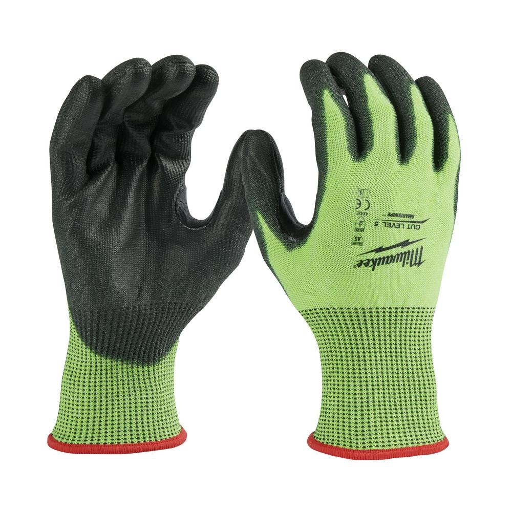 CUT 5 HI VIS GLOVE 12PK - M