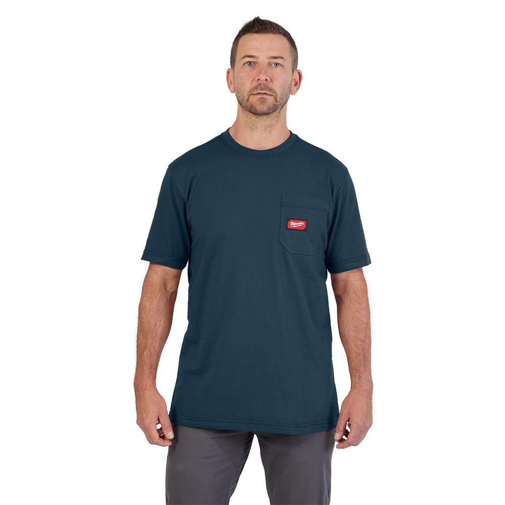 GRIDIRON™ Pocket T - SS Blue L