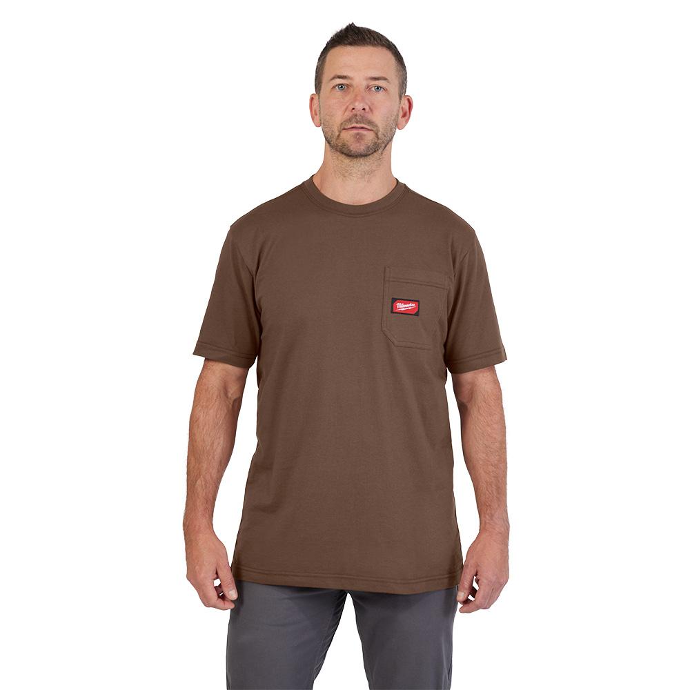 GRIDIRON™ Pocket T - SS Brown L