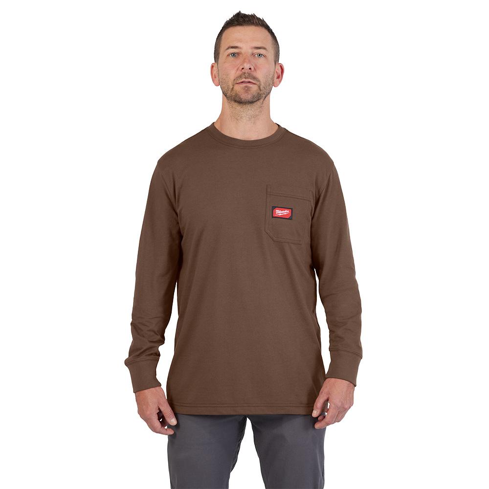 GRIDIRON™ Pocket T - LS Brown S