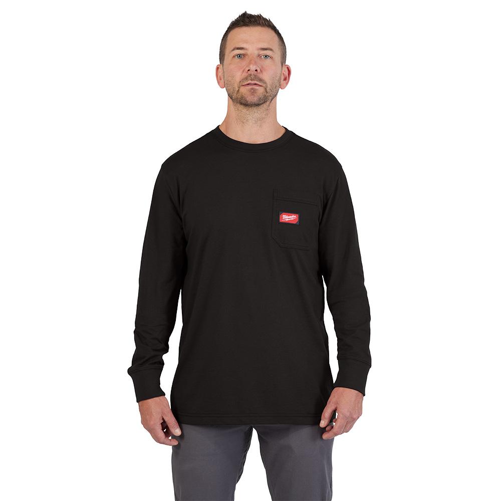 GRIDIRON™ Pocket T - LS Black L