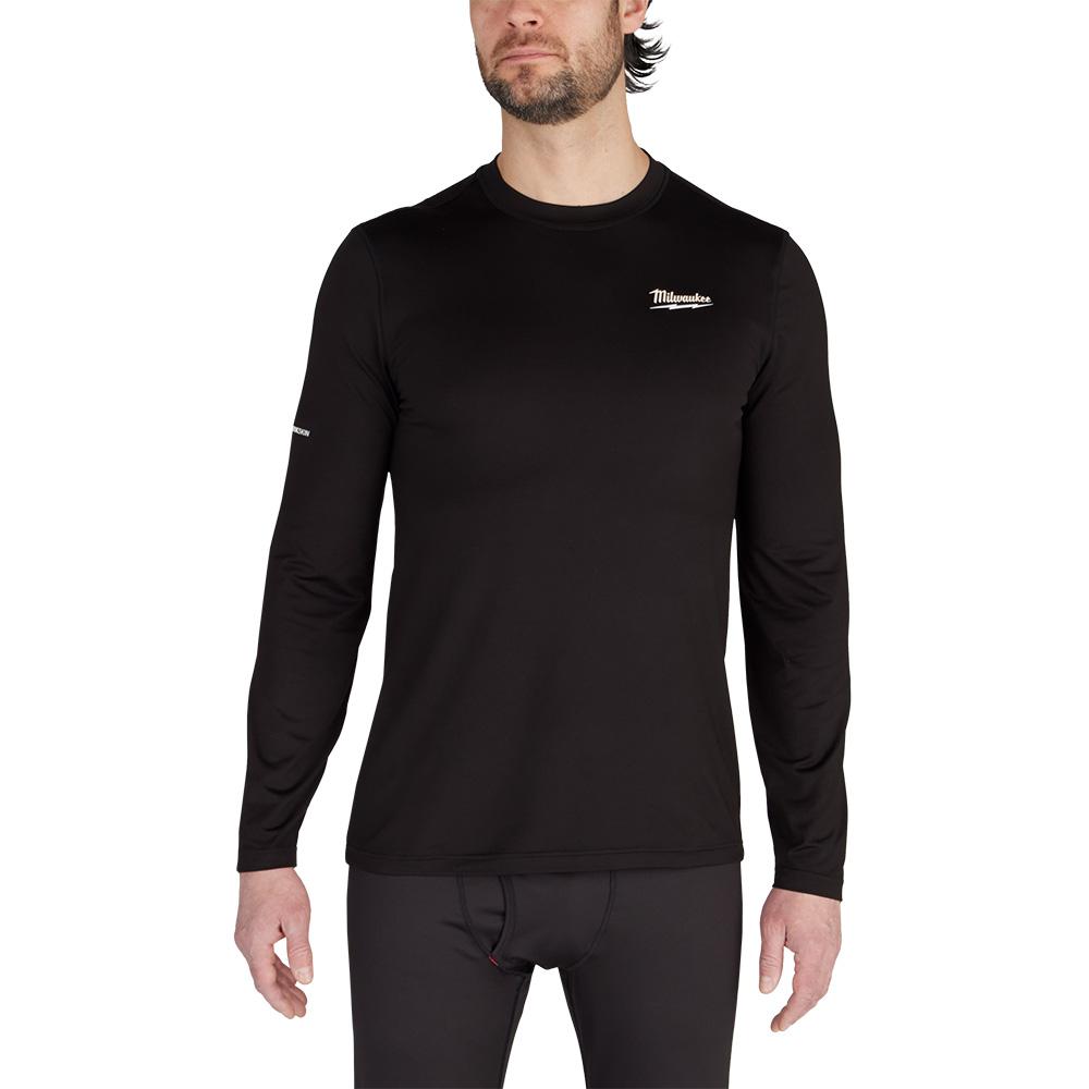 Crew Neck Baselayer - Black M