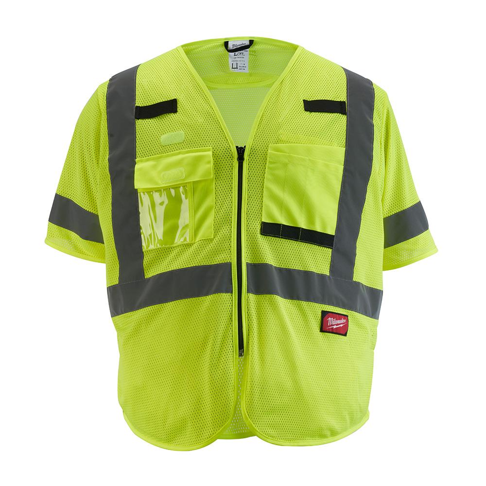 CL3 YELLOW MESH VEST - S/M