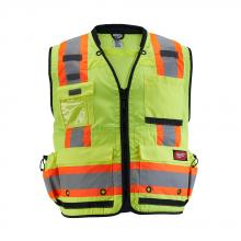 Milwaukee Electric Tool 48-73-5164 - CL2 YELLOW SURVEYOR'S VEST 4XL/5XL