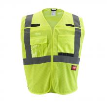 Milwaukee Electric Tool 48-73-5121 - CL2 BRKAWAY YELLOW MESH VEST S/M