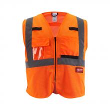 Milwaukee Electric Tool 48-73-5115 - CL2 ORANGE MESH VEST - S/M