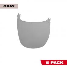 Milwaukee Electric Tool 48-73-1442 - 5Pk Gray Replace Shield (Univrsl)