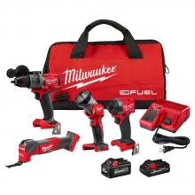 Milwaukee Electric Tool 3698-24MT - M18 FUEL 4 Tool Combo Kit