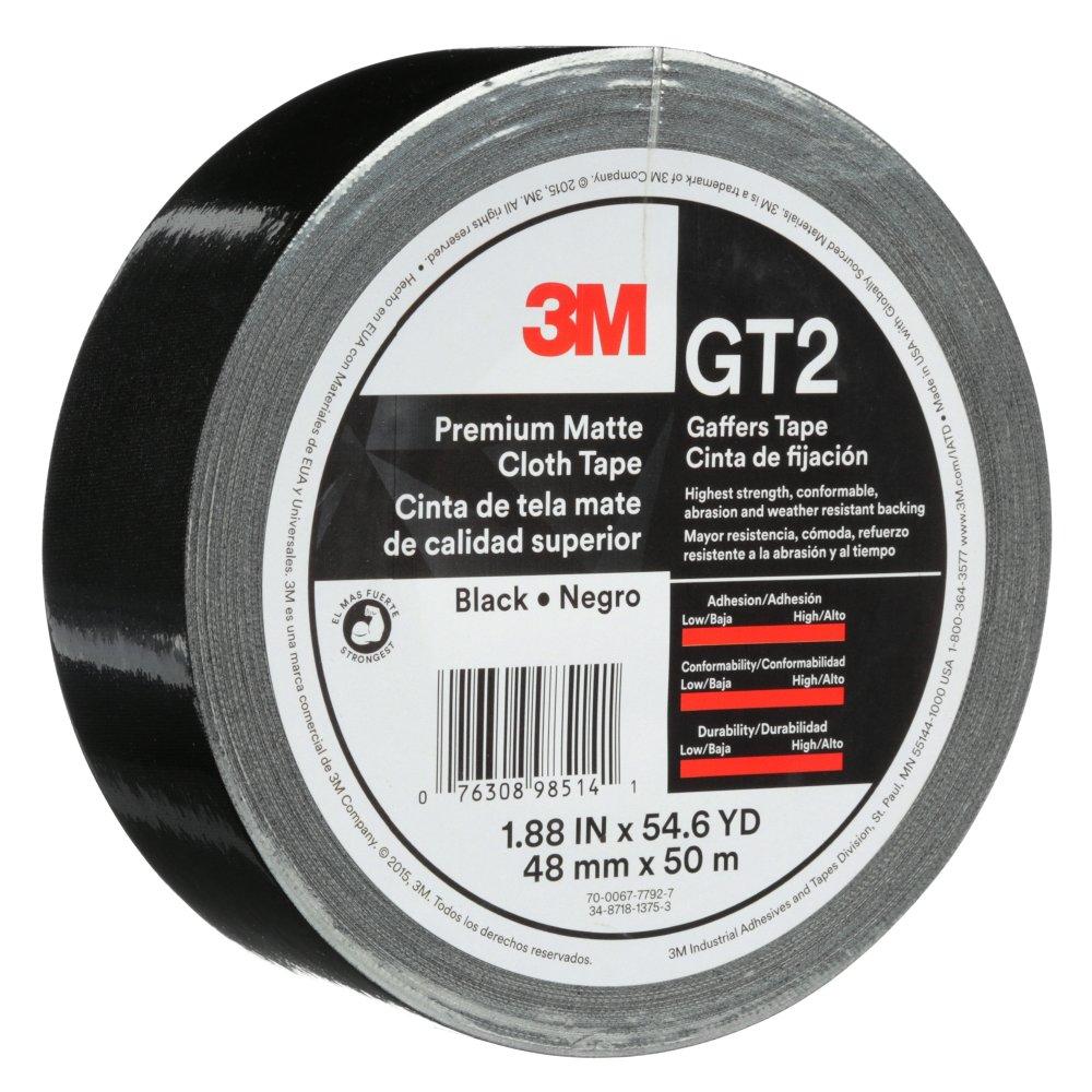 3M™ Premium Matte Cloth (Gaffers) Tape GT2