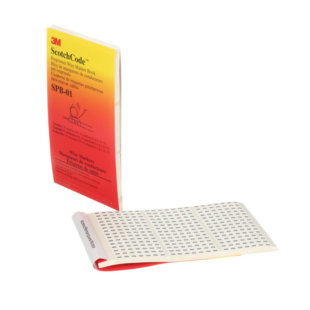 3M™ ScotchCode™ Pre-Printed Wire Marker Book